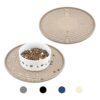 Mess-Free Dog Feeding Mat with 2 Pack Design for Small Medium Large Dogs