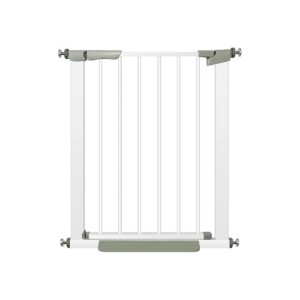 Metal Baby Gate for Stairs and Doorways with Auto Close Feature and Easy Installation