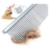 Metal Comb for Golden Doodles and Poodles with Robust Design for Comfort and Ease