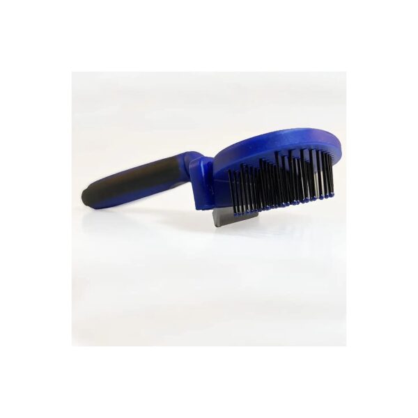 Metal Handle Deshedding Brush Suitable for Long Haired Dog Breeds for Efficient Grooming