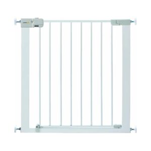 Metal Pressure Fit Dog Gate with Latch Closure for Easy Installation