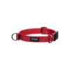 Metal Red Dog Collar with Comfortable and Durable Design