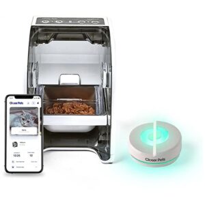 Microchip-Powered Pet Feeding System for Cats and Small Dogs with Wet or Dry Food Options