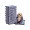 Microfiber Dog Bath Towels Bulk for Dogs and Cats, Soft, Absorbent, and Quick Drying