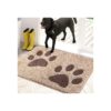 Microfiber Door Mat for Wet Shoes and Paws, Beige