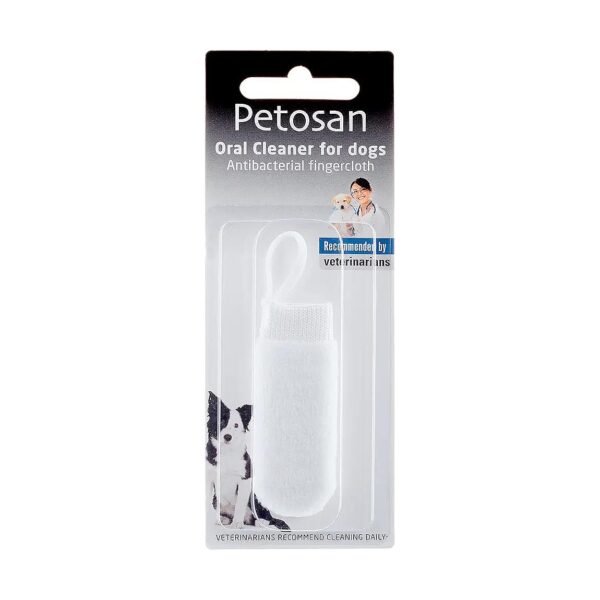 Microfiber Fingerbrush for Single Dog Oral Care and Hygiene