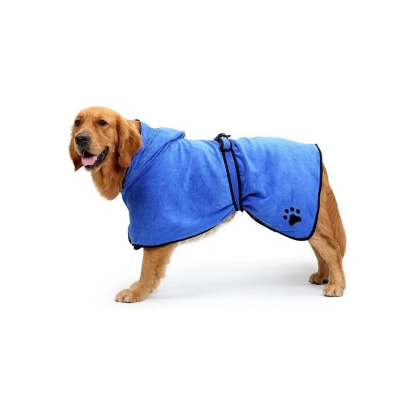 Microfiber Pet Drying Towel Coat for Dogs and Cats Absorbs Moisture