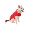 Microfiber Pet Robe for Dogs and Cats with Embroidered Design and Adjustable Closure