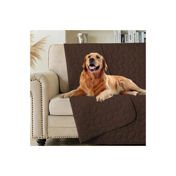 Microfiber Waterproof Reversible Dog Bed Blanket for Furniture Sofa Bed Couch