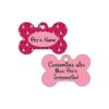 Minnie Mouse Personalized Pet ID Tag with 4 Lines of Text for Small Dogs