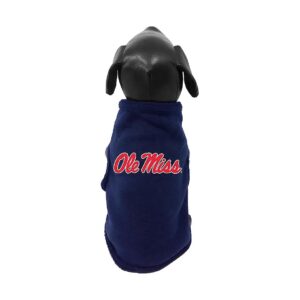 Mississippi Ole Miss Rebels Polar Fleece Dog Sweatshirt for Cozy Canines