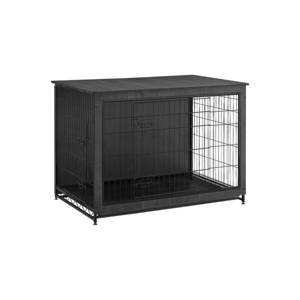 Modern Dog Furniture with Sturdy Crate for Indoor Use, Up to 80 lb