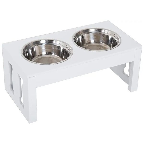 Modern Pet Food Feeding Station with Elevated Design for Healthy Digestion