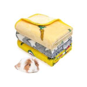 Modern Pet Sleeping Mats 3 Pack Ultra Soft Fleece Blankets for Small to Large Pets