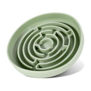 Modern Silicone Slow Feeder Dog Bowl for Medium and Small Breed Dogs