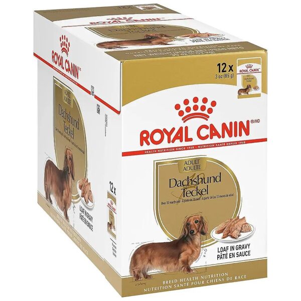 Moist Dog Food for Adult Dachshunds with Unique Blend of Vitamins and Minerals