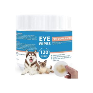 Moistened Eye Wipes for Dogs and Cats Tear Stain Removal for Pets