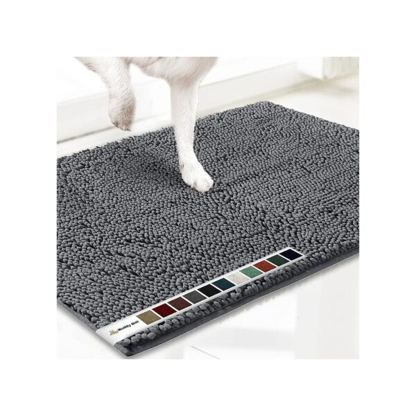 Muddy Mat AS-SEEN-ON-TV, Soft Chenille Entrance Rug for Indoor and Outdoor Use