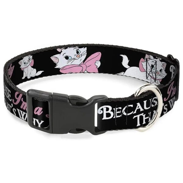 Multi Color Dog Collar with 1 Wide Width and Adjustabe Fit for Comfort