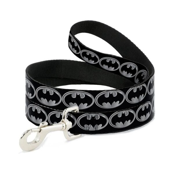 Multi Color Dog Leash with Batman Shield and 4 Feet Long Length