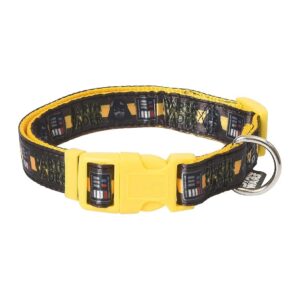 Multi-Color Star Wars Licensed Darth Vader Dog Collar for Large Dogs with Adjustable Fit