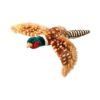 Multi-Colored X-Large Pheasant Dog Toy with Four-Legged Construction and Soft Fiber Fill