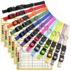 Multi-Coloured Puppy Collars with Breakaway Buckle and Record Keeping Charts