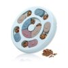 Multi-Compartment Puzzle Toy for Dogs of All Breeds and Ages with Hiding and Seeking Fun