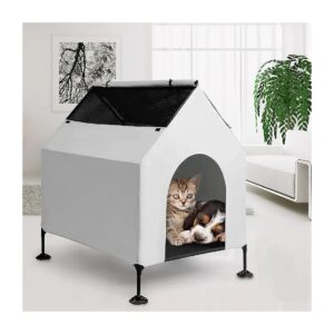 Multi-Functional Dog House with Anti-Slip Feet and Weatherproof Bed for Small Dogs