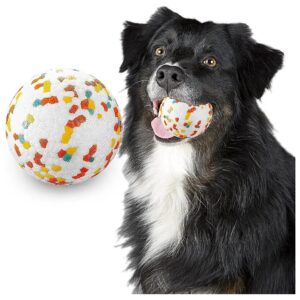 Multi-Functional Dog Toy Ball for Massage and Entertainment with Soft and Durable Design