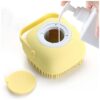 Multi-Functional Pet Brush for Long Haired Dogs and Cats with Shampoo Dispenser