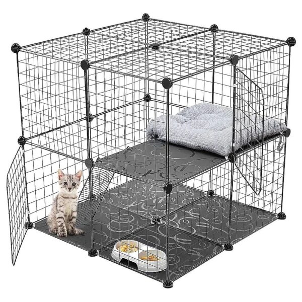 Multi-Functional Pet Playpen for Kitten, Puppy, and Bunny Exercise