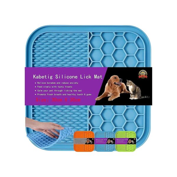 Multi-Functional Silicone Dog Licking Mat for Food, Treats, and Snacks