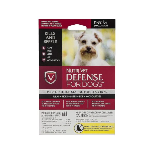 Multi Pest Protection for Small Dogs with Flea Tick Mosquito Removal