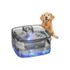 Multi-Pet Water Fountain with Automatic Dispenser and Large Capacity for Cats and Dogs