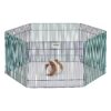 Multi-Purpose Blue and Green Small Animal Playpen Exercise Pen for Pets