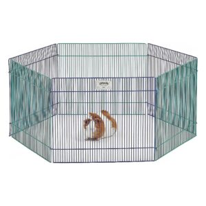 Multi-Purpose Blue and Green Small Animal Playpen Exercise Pen for Pets