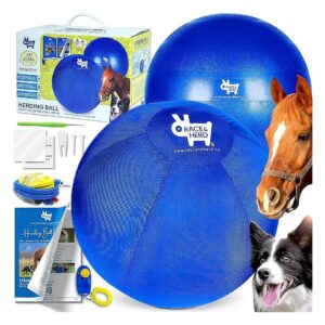 Multi-Sized Herding Ball Set for Dogs of Different Breeds Including Medium Size Toy