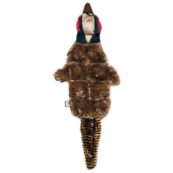 Multi-Squeak Pheasant Soft Dog Toy for Engaging and Stimulating Play