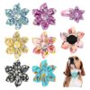 Multicolor Classic Floral Dog Collar Accessories Set for Small Medium Large Dogs and Cats