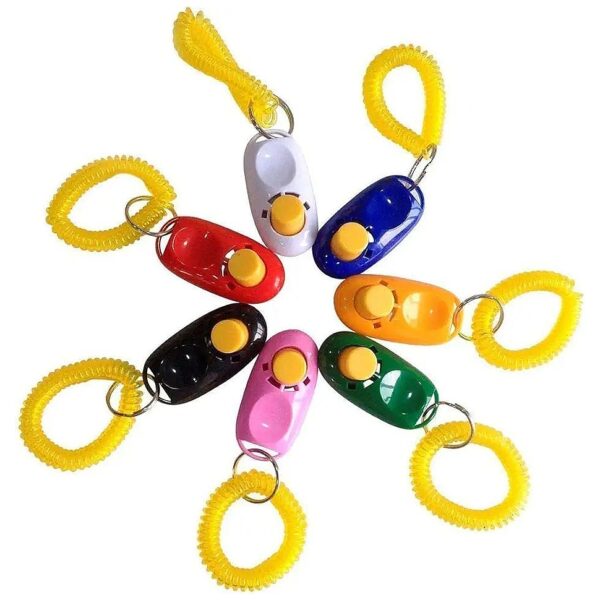 Multicolor Clicker Set for Puppy and Young Adult Dog Training