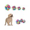 Multicolor XS Chew Toys for Small Medium Large Dogs with Squeaky Balls