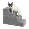 Multifunctional Dog Stairs with Memory Foam Steps and Anti-Slip Bottom for Smaller Pets