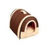 Multifunctional Fleece Dog House for Small Medium and Large Dogs with Soft Removable Mat