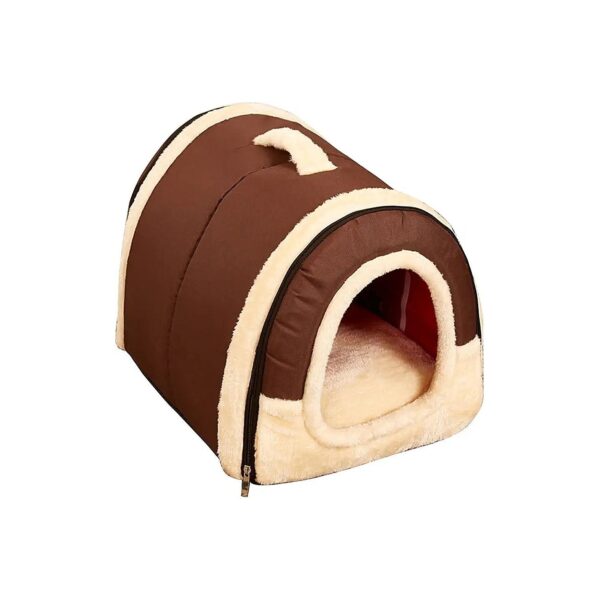 Multifunctional Fleece Dog House for Small Medium and Large Dogs with Soft Removable Mat