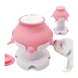 Multifunctional Silicone Pet Feeding Station with 5 Artificial Nipples