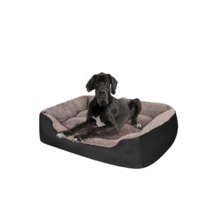 Multiple Puppies Dog Bed with Orthopedic Support and Cozy Design for Large Dogs