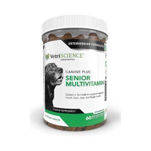 Multivitamin Supplement for Senior Dogs to Promote Heart, Liver, and Brain Function