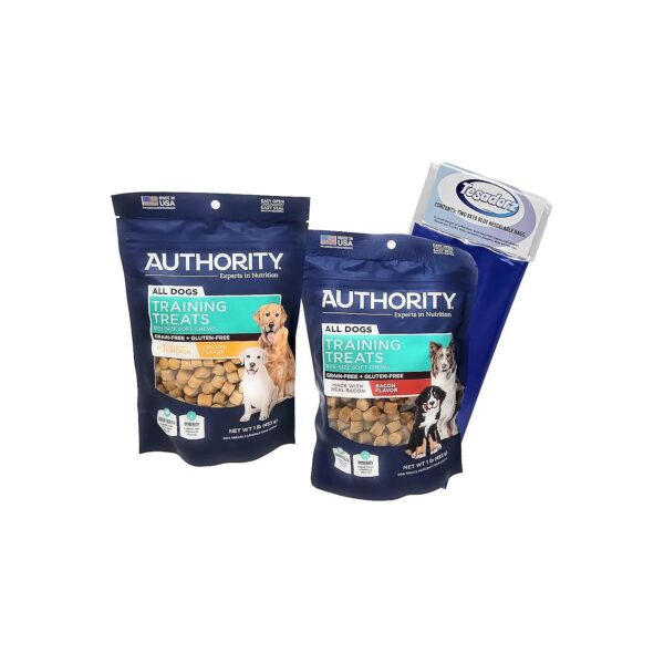 Multivitamin and DHA Support Treats for Canines with Convenient Resealable Bags