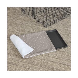 Mushroom Diamond Fleece Crate Pan Cover 42 for Pet Comfort at Home